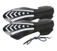 Protector Parabrisas Manillar Paramanos De Motocicleta Resistentes Al Viento Protectores Manillar Motocross 1 Par con Señales Giro Fluidas