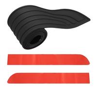 Protector Parachoques Coche de Goma, 104 cm x 9 cm Protector de Parachoques de Coche Trasero Autoadhesivo, Tira Protectora del Maletero del Coches SUV Automóviles Accesorios(Negro)