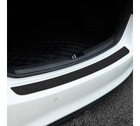 Protector Parachoques Coche para Nissan Juke 2024 2025 Accesorios, Fibra de Carbono Protector Paragolpes Trasero Protección para Coche,104 * 9