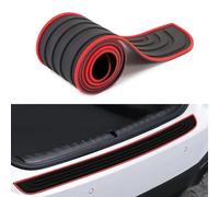 LISHAOWUDI Protector Parachoques Coche para Subaru Forester IV 2016-2021, contra Arañazos Protector Paragolpes Protector Paragolpes Trasero Coche Accesorios,Red-(104cm-9cm)