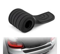 Protector Parachoques Trasero, 90cm x 7cm Protector Paragolpes Coche, Accesorios Exteriores Universales de Goma Antiarañazos, Protección para Maletero de Goma Apto para la Mayoría de Coches