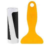 Protector Parachoques Trasero Adhesivo Fibra Carbono 4D para Borde Maletero Protector Parachoques Tira Universal Antiarañazos 90/104 Cm.(90cm)