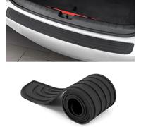 Protector Parachoques Trasero Coche para EcoSport II, Umbral del Maletero Antirrayas Tira, Accesorios Exteriores Universal,A/Black-90×7cm