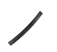 Protector Parachoques Trasero Pegatina Fibra Carbono para Parachoques Trasero Coche 90 Cm Almohadilla Protectora Antiarañazos Protección Anticolisión Tira Adhesiva(Black)