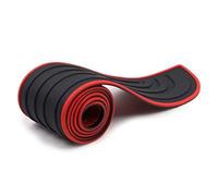 Protector Paragolpes Trasero para VW T6 T6.1 alle 2015-2024, Rear Bumper Protector Strip Protección para Parachoques Etiqueta Engomada Protectores de Borde de Carga,Black and Red-104*9cm