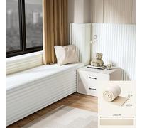 Protector pared Cama Niños, Acolchado Anticolisión, Pegatinas Autoadhesivas Tapizadas, Paneles Decorativos DIY Multiusos para Dormitorio, Sala de Juegos o Cama(A10,20 CM x2 M 6pcs)