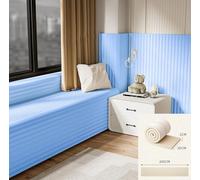 Protector pared Cama Niños, Acolchado Anticolisión, Pegatinas Autoadhesivas Tapizadas, Paneles Decorativos DIY Multiusos para Dormitorio, Sala de Juegos o Cama(A8,20 CM x 2 M 4pcs)