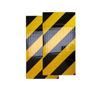 Protector pared garaje 1/2/4 piezas de espuma protectora for puerta de coche, pegatina reflectante de advertencia antiarañazos for pared de garaje, accesorios for coche, parachoques, borde adhesivo fo