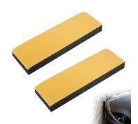 Protector Pared Garaje, 2 Piezas Protector de Puertas de Coche Impermeable, Protector Garaje Pared Autoadhesivos Espuma, para Paredes de Garaje, Puertas y Parachoques, 30 x 10 x 3 cm, Amarillo