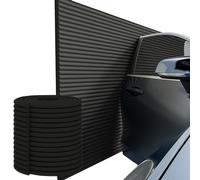 Protector Pared Garaje, Columna Parking Tiras Autoadhesivas, Protectores de Bordes de Garaje Autoadhesivos, para Garajes Sótano Gimnasio Black 11.8x78.7in/30x200cm 2PCS
