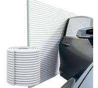Protector Pared Garaje, Columna Parking Tiras Autoadhesivas, Protectores de Bordes de Garaje Autoadhesivos, para Garajes Sótano Gimnasio White 7.9x78.7in/20x200cm 6PCS