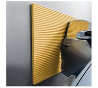 Protector Pared Garaje Goma, Protector Columna Parking Esquina, Acolchado Pared Autoadhesivo para Cualquier Esquina y Columna Redonda, Goma Espuma(Gold,500x20cm)