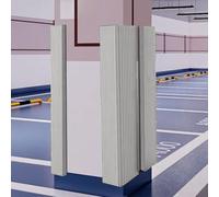 Protector Pared Garaje, Protector Columnas Garaje Pared, Columna Parking Tiras Autoadhesivas, para Puertas de Automóviles Garajes Cocheras Estacionamientos Light Gray 7.9x78.7in/20x200cm 3PCS