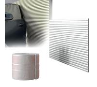 Protector Pared Garaje Protector de Pared de Garaje de 2, 5, 10 y 20 m de Longitud/Esquina Protectora de Pared de Garaje de Goma autoadhesiva/Almohadilla(White,W 8 CM L 5 M)