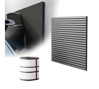 Protector Pared Garaje Protector de Pared de Garaje de 2, 5, 10 y 20 m de Longitud/Esquina Protectora de Pared de Garaje de Goma autoadhesiva/Almohadilla(Black,W 80 CM L 20 M)