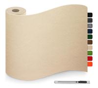 Protector Patas Sillas Fieltro Adhesivo Muebles Beige, 40x200cm 3 mm Grosor Almohadillas de Fieltro Autoadhesivo, Antideslizante Protector Patas Muebles, para Patas de Silla, DIY