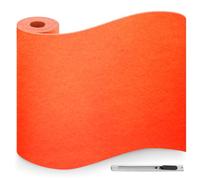 Protector Patas Sillas Fieltro Adhesivo Muebles Naranja, 40x200cm 3 mm Grosor Almohadillas de Fieltro Autoadhesivo, Antideslizante Protector Patas Muebles, para Patas de Silla, DIY