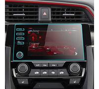 Protector Película Protectora De Pantalla De Vidrio Templado para Civic Sport 2019 2020 Accesorios Interiores De Navegación GPS para Radio De Coche(4 Holes)