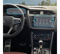 Protector Película Protectora de Pantalla LCD de Vidrio Templado para navegación de Coche, Pegatina Protectora para salpicadero para VW Tiguan 2021 2022(GPS and Instrument)
