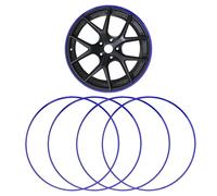 Protector Profesional for Llantas, Protector for Llantas De Automóviles, Fabricado En Aleación De Aluminio, Instalación Con Adhesivo for Una Colocación Rápida Y Sencilla(Blue,20-inch)