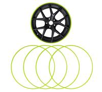 Protector Profesional for Llantas, Protector for Llantas De Automóviles, Fabricado En Aleación De Aluminio, Instalación Con Adhesivo for Una Colocación Rápida Y Sencilla(Green,19-inch)