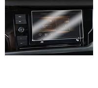 Protector Protector De Pantalla De Navegación De Coche De Vidrio Templado para VW para T-roc 2018 2019 2020, Película De Pantalla LCD, Cubierta De Panel De Tablero T Roc(8 Inch with Hole)