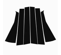 Protector Puertas Coche Para Mercedes Para Benz Clase A W169 Hatchback De 5 Puertas 2005-2012 6 Piezas De Pegatinas Para Molduras De Pilares De Ventanas Y Puertas De Coche(Matte Black)