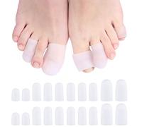 Protector Puntera Gel, Punteras de Silicona, Protectores de dedos del pie Gel de silicona punteras para Prevenir Ampollas Callos