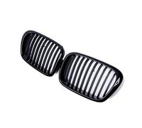 Protector Radiador Para Serie 5 E39 Para M5 1999-2004 2 Piezas Rejilla Riñón Parachoques Delantero Negro Brillante Línea Única Una Lama Parrilla Parachoques