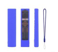 Protector remoto de silicona con capacidad de brillo para Haier HTR A27 - Compatibilidad remota texturizada y exacta (azul)