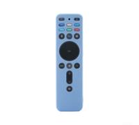 Protector remoto de silicona lavable para VIZIO XRT260, diseño absorbente de golpes, con cordón para configuración de TV y manejo diario (azul brillante)