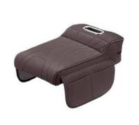 Protector Reposabrazos Coche Para BYD para Song Plus para DMI compartimento reposabrazos coche almohadilla aumento tejido para reposabrazos coche Funda Reposabrazos Apoyabrazos(Coffee Brown)