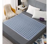 Protector Reutilizable Incontinencia, Lavable para Silla De Ruedas, Coche, Casa Y Viaje, Compresas Protectoras para Camas, Compresas Anti-Orina para El Cuidado De Personas Mayores A,115×200CM