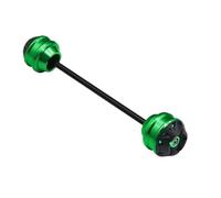 Protector Rueda Delantera Contra Caídas Motocicleta Para Ninja1000 650 1000SX Z1000SX Z1000 Z750 Para Versys650 Control deslizante del marco de la motocicleta(Parte trasera verde)
