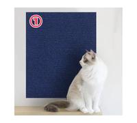 Protector Sofa Gatos Arañazo Rascador antigato for sofá, Cinta for rascar, artefacto de protección, Alfombra autoadhesiva, Tablero for Gatos, Juguetes(Dark Blue,30x100CM)