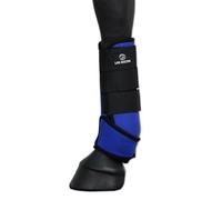 Protector Softopren Los Nietos Dressage |Set de un par | Talla XL | Color Azul Cyan | Equipamiento para el caballo | Producto de Guarnicionería | Tradición artesana | Los Nietos