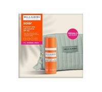 BELLA AURORA Pack Fluido Solar SPF50+ para Piel Normal-Seca | Protector Solar Facial Anti-Manchas con Alta Protección UVA, UVB, IR y HEV | 50 ml + Neceser Regalo