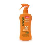 Protector Solar BABARIA Spray Acelerador Bronzeado Resistente Água Aloe Vera SPF 20 (300 ml)