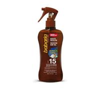 Protector Solar BABARIA Spray acelerador del bronceado en aceite seco Côco SPF 15 (300ml)