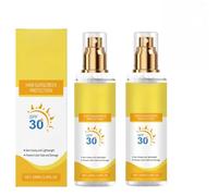 Protector solar capilar en spray, anti-UV, previene la decoloración y el resecamiento del cabello, ideal para vacaciones en la playa y deportes al aire libre.