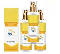 Protector solar capilar en spray, anti-UV, previene la decoloración y el resecamiento del cabello, ideal para vacaciones en la playa y deportes al aire libre.