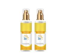 Protector solar capilar en spray, anti-UV, previene la decoloración y el resecamiento del cabello, ideal para vacaciones en la playa y deportes al aire libre.