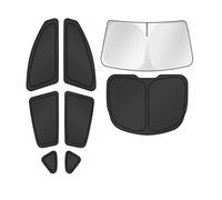 Protector Solar Coche para Tesla para Modelo Y para Juniper 20-26 Parasol Parabrisas Cubierta Lateral Ventana Trasera Protección Privacidad Parasol Parabrisas