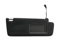 Protector Solar Coche para VW para Golf 5 2003-2008 para Golf6 2009-2014 1KD857552 1KD857551 Visera Negra Beige con Frontal De Espejo(Black Right)