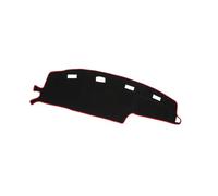 Protector Solar Cubierta para salpicadero de Coche Compatible con para 1994-1997, poliéster Protector Rojo Consola Central Interior Trim Cover Mat Pad Piezas