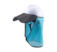 Protector Solar De Nuca para Cascos - Accesorio para Casco Bloqueador UV Protector Solar,Cobertura Transpirable Montada En El Casco para Jardinería Construcción Trabajos Al Aire Libre