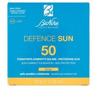 Protector solar Defence Sun 50 Compact Foundation SPF 50, n.º 01 Beige, 10 g