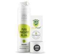 Protector Solar Ecológico Amapola Bio Cosmetics Crema Solar Corporal SPF 25 - Mineral, Biodegradable, Sin Fragancia, para Piel Sensible, 100% Natural, 200ml