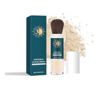 Protector Solar En Polvo, Maquillaje Impermeable Fijador, Efecto Mate Duradero, Control de Brillos en Rostro para Mujeres