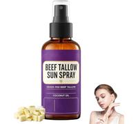 Protector solar en spray de seb/o de res FPS 30, hidratante natural para rostro y cuerpo, fórmula ligera y no grasa, para todo tipo de piel, protección durante todo el día.